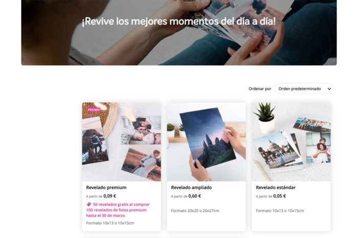 Impresión de fotos online