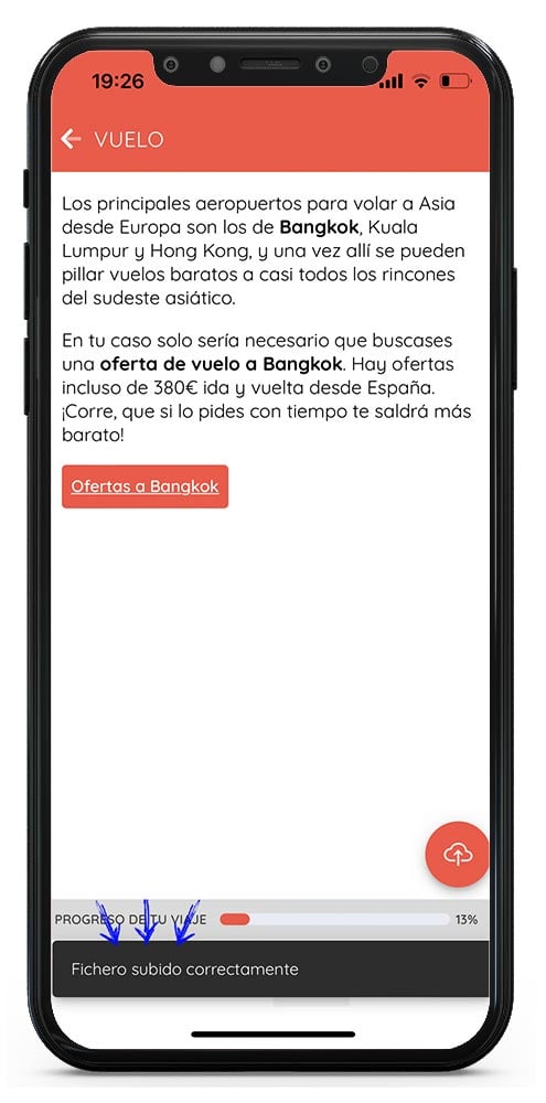Fichero subido correctamente