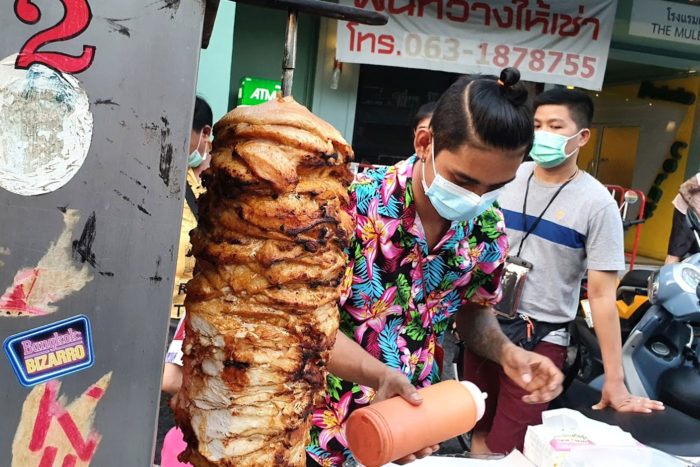 Kebab en Khaosan.