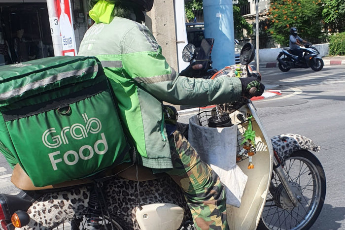 repartidor comida en Bangkok