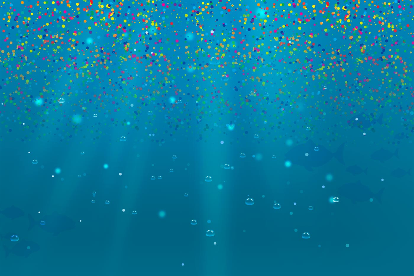Microplastics invade the ocean