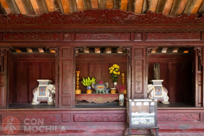 Altar en honor de la Sra. Thran Thi Dao