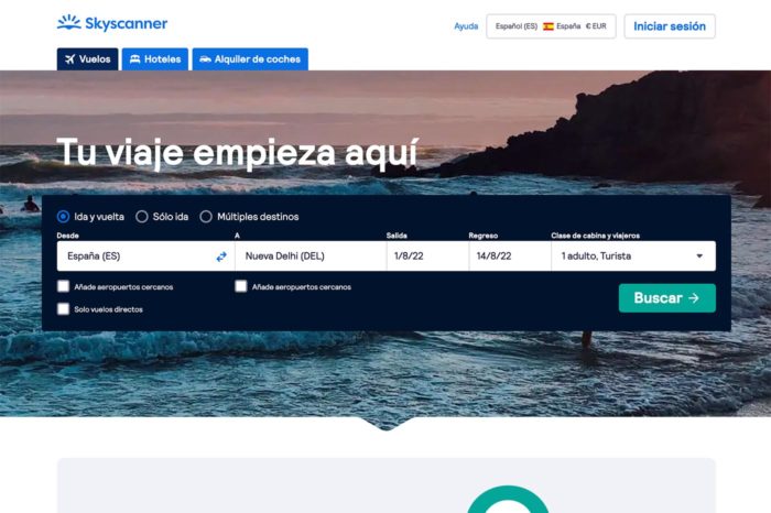 Buscando vuelos a India baratos con Skyscanner