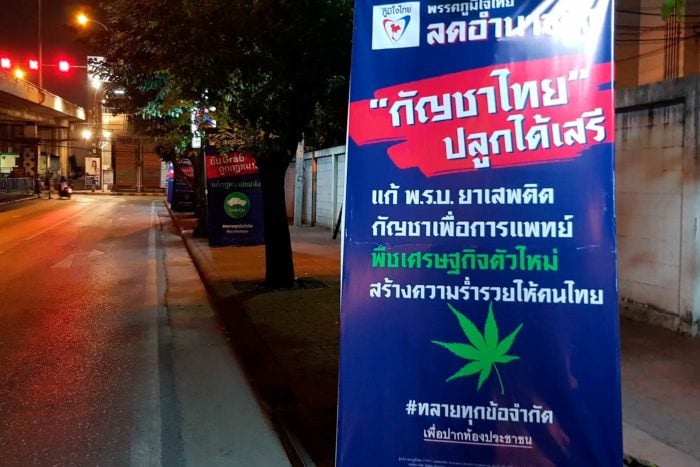 Elecciones marihuana Bangkok