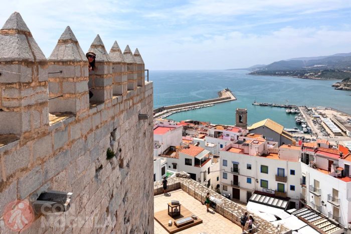 Vista del puerto de Peñíscola