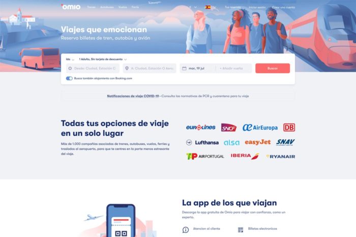 Omio, Reserva billetes de tren, autobús y avión