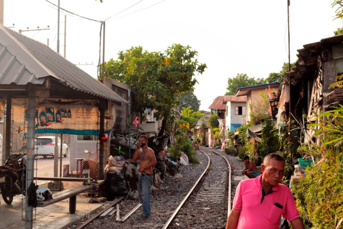 barrio pobre bangkok