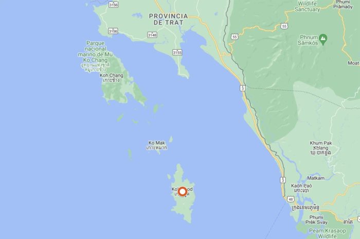Mapa Koh Kood