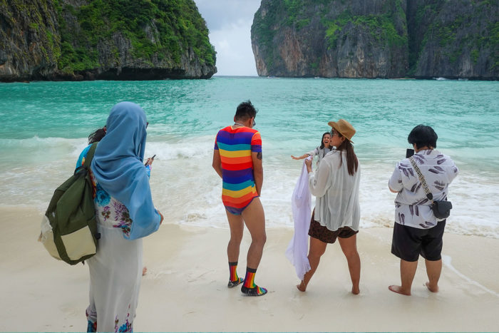 Maya Bay turistas