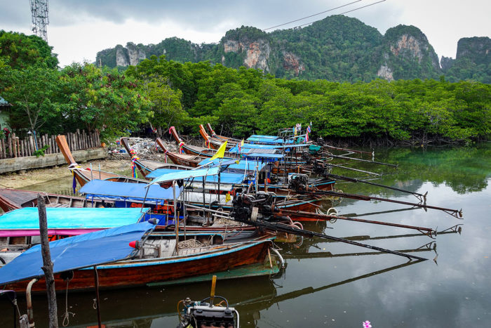 Barcas norte phi phi tailandia