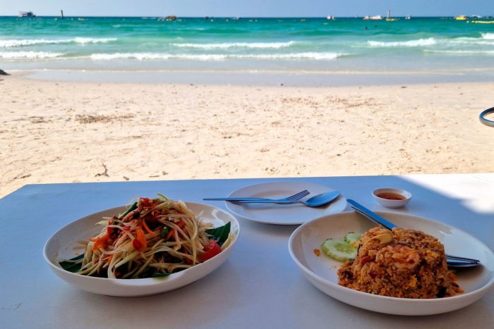 comida tailandesa playa