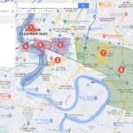 Mapa dormir en Bangkok