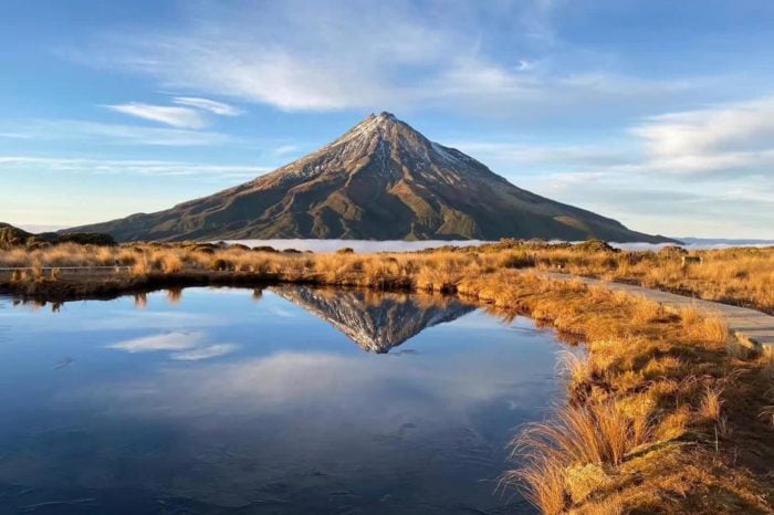 Mt Taranaki en todo su esplendor