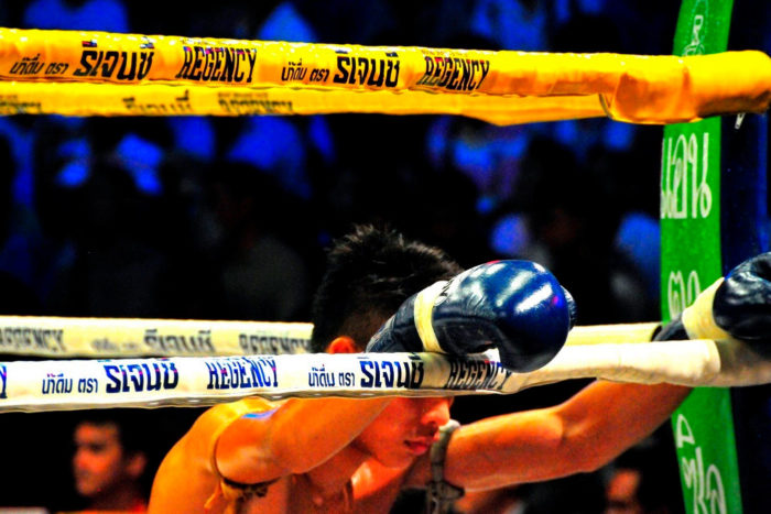 peleador muay thai