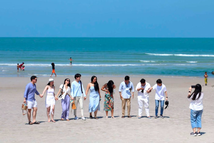 turistas tailandeses hua hin