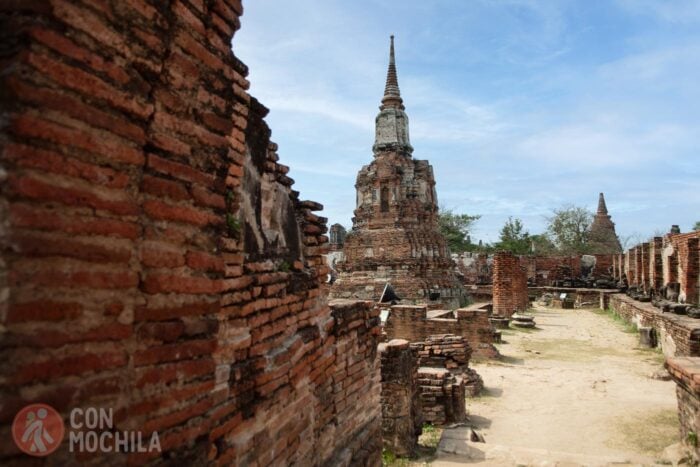 Una estupa del templo en la galería