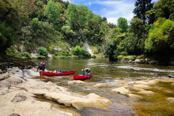 De canoa por el Río Whanganui