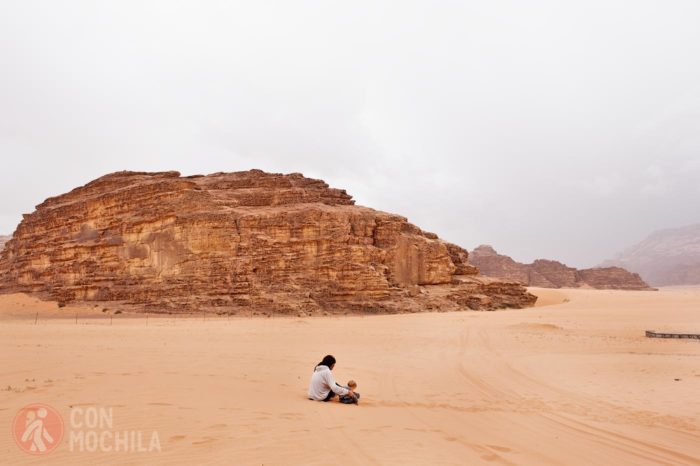 Viajando por Jordania en familia