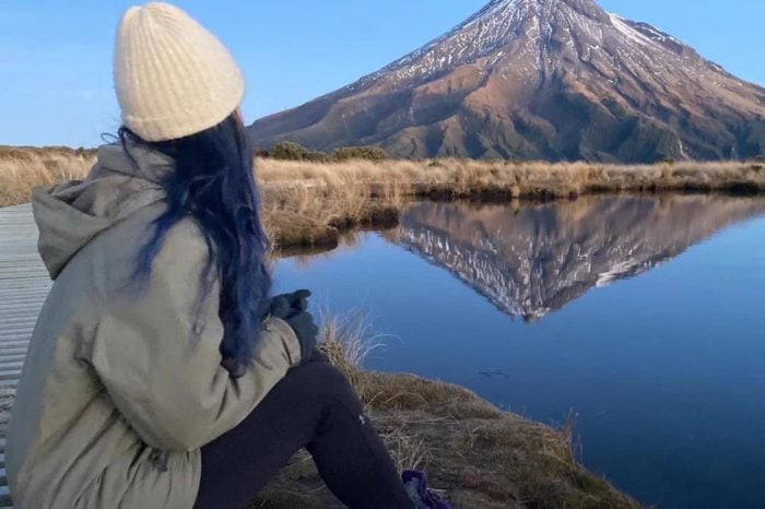 Thea bajo el influjo de Mt Taranaki