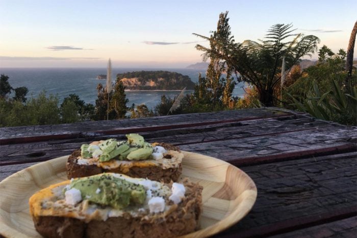 Desayuno lleno de energia antes del Pinnacle Walk