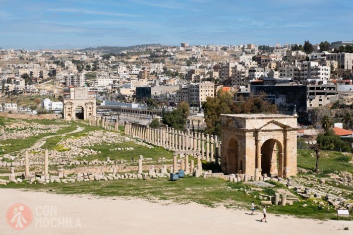 Vestigios del pasado de Jerash