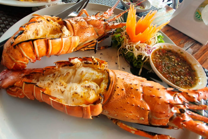 langosta en Samui