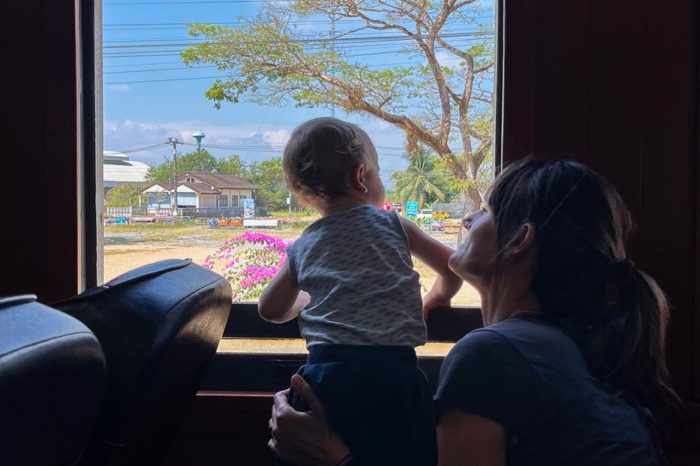 Viajando en tren por Tailandia