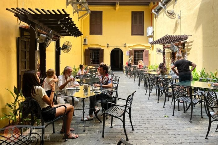 Desayunando en Melaka