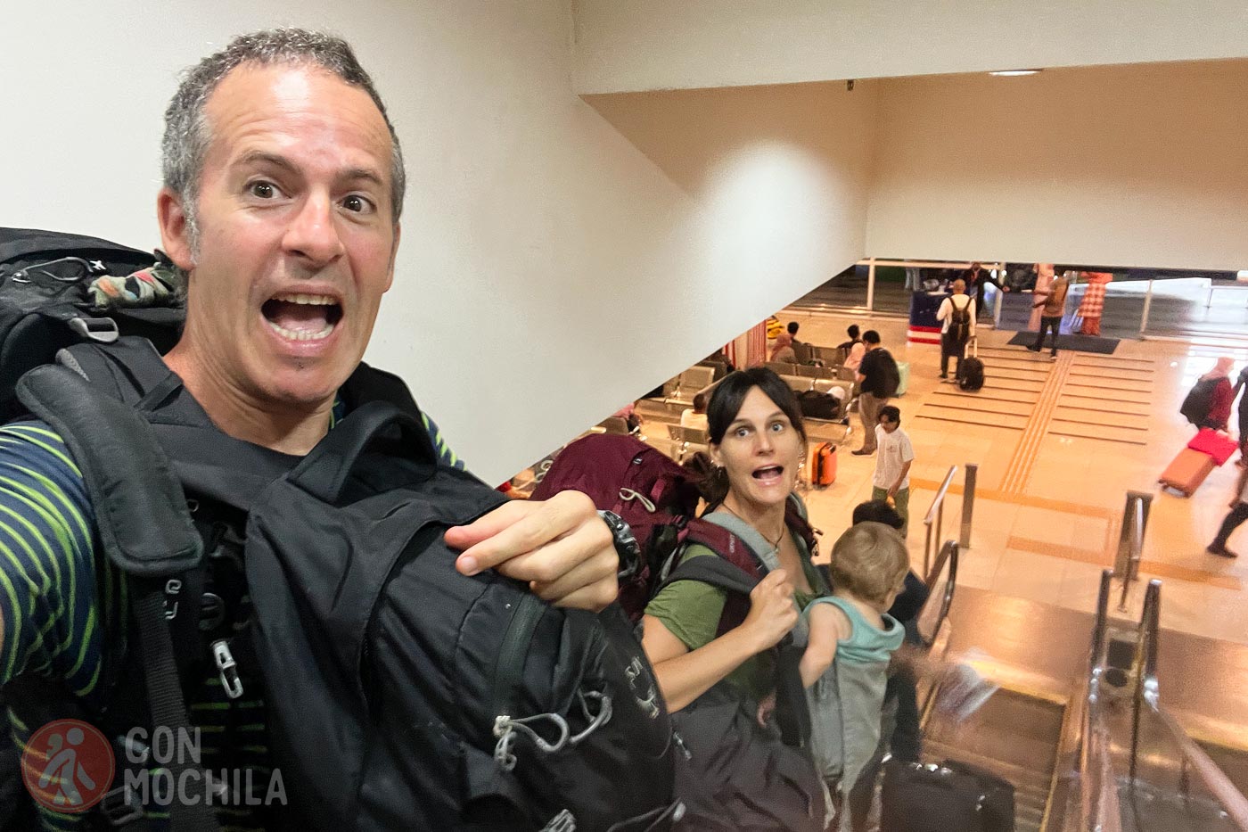 Unos locos con mochilas