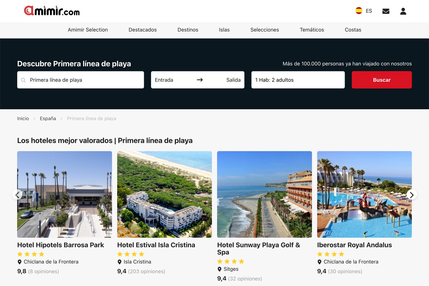 Amimir, tu nuevo buscador de hoteles