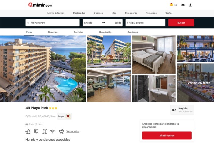 Amimir, un buscador de hoteles que viene pegando fuerte