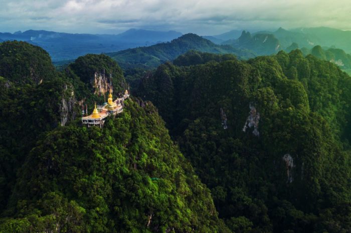 La espectacular localización del templo