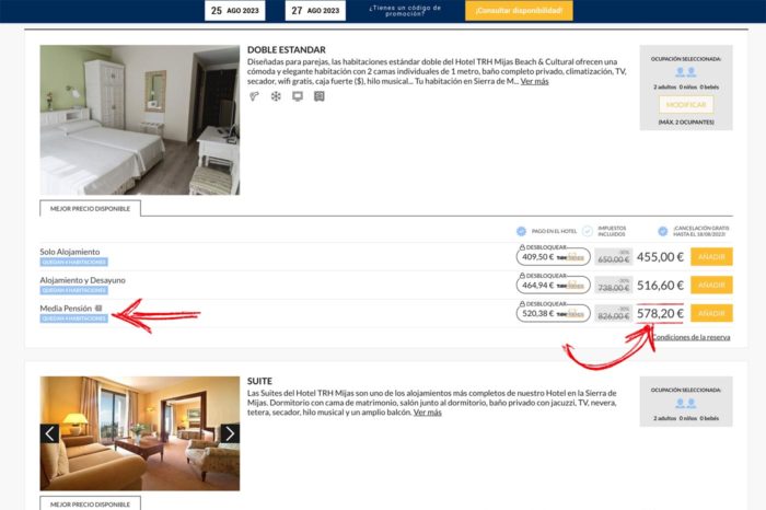 Web oficial del hotel, ¿qué te parece?