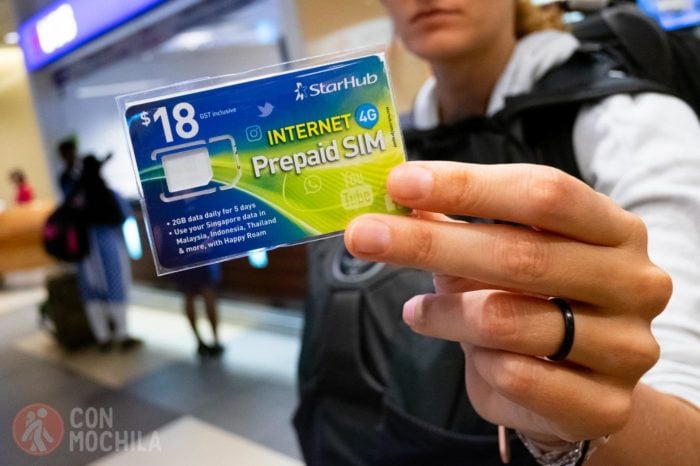 La tarjeta de StarHub que compramos en su día