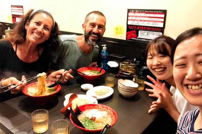 Nuestro primer ramen en Fukuoka
