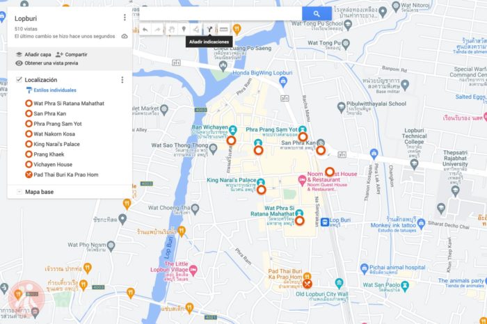Mapa de Lopburi
