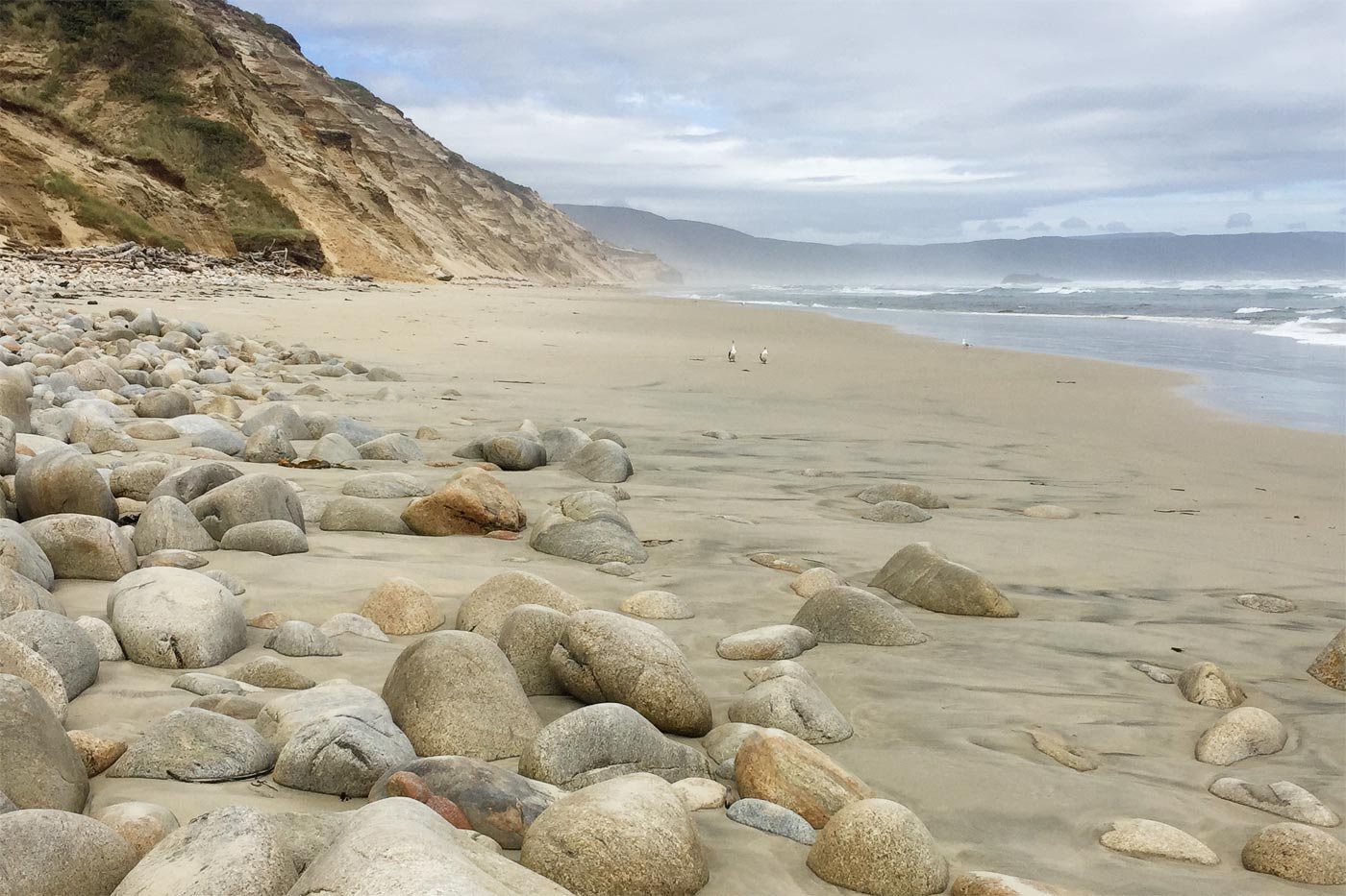 Some beaches can only be walked on at low tide