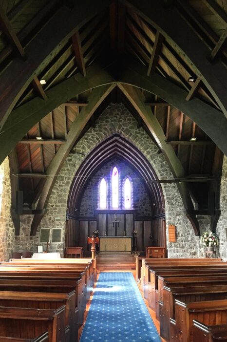 Interior de la iglesia