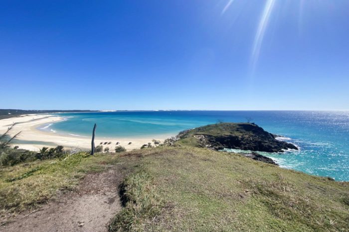 El punto más este de Fraser Island