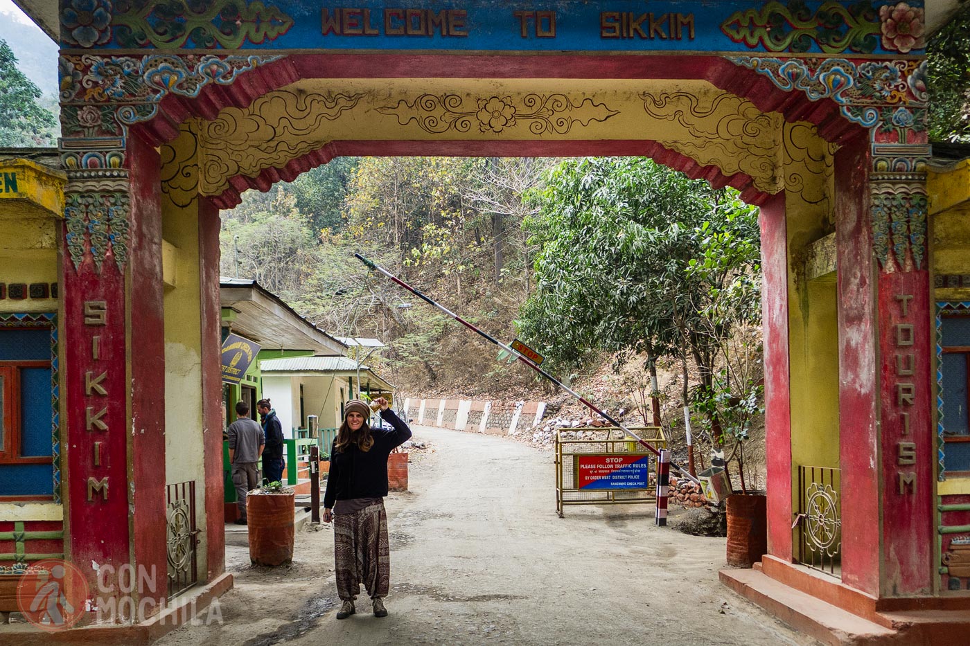 Entrada al estado Sikkim