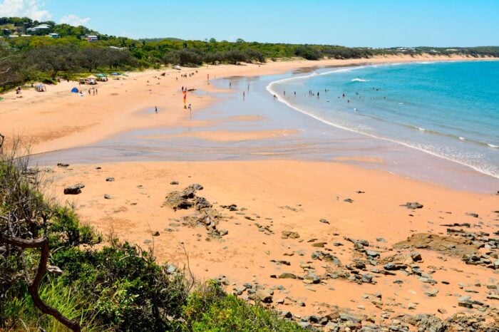 La playa de Agnes Water