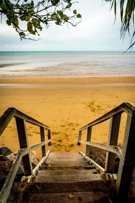 Escaleras a Torquay Beach