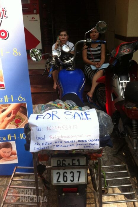 La moto en venta