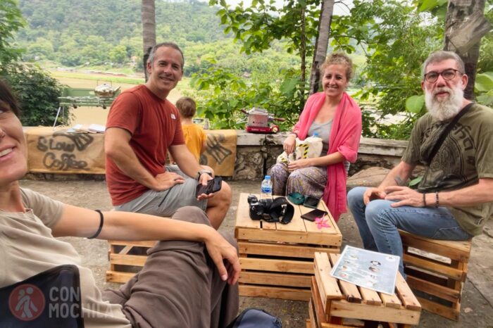 Con amigos en Luang Prabang, Laos