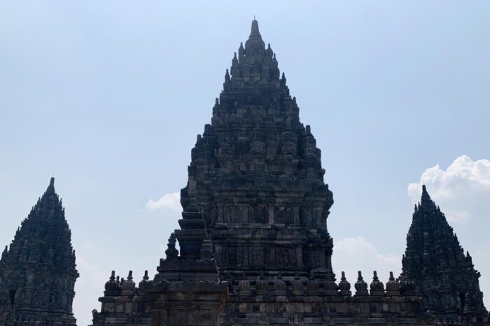 Torre central de Candi Prambanan, dedicada al dios Shiva