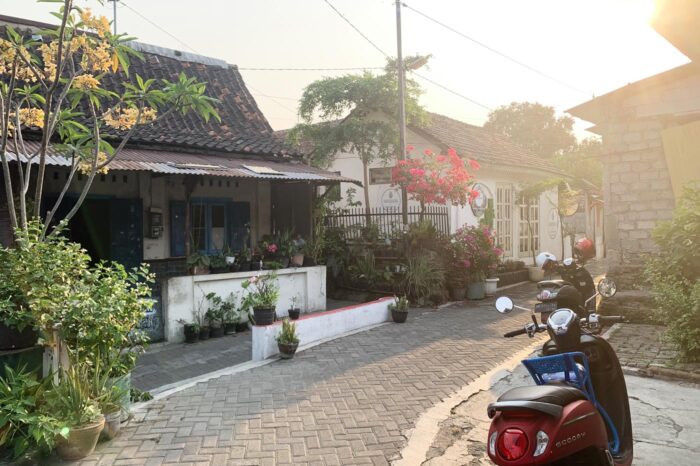 Típicas callejas de kampung