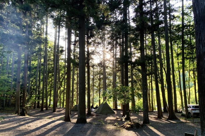 Cada vez más japoneses sienten la llamada de la naturaleza y deciden pasar su tiempo libre yendo de acampada