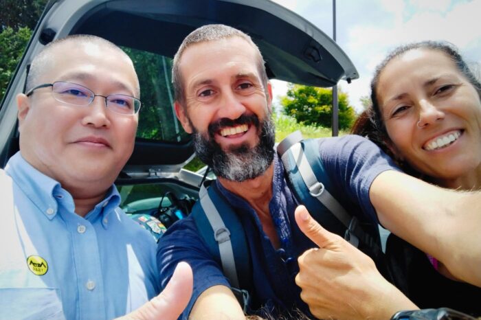El señor que nos ayudo a elegir una ruta mejor