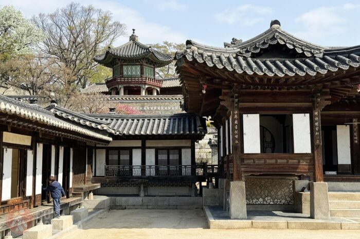 Dentro del recinto del Palacio de Changdeokgung
