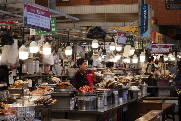 El mercado de Gwangjang 